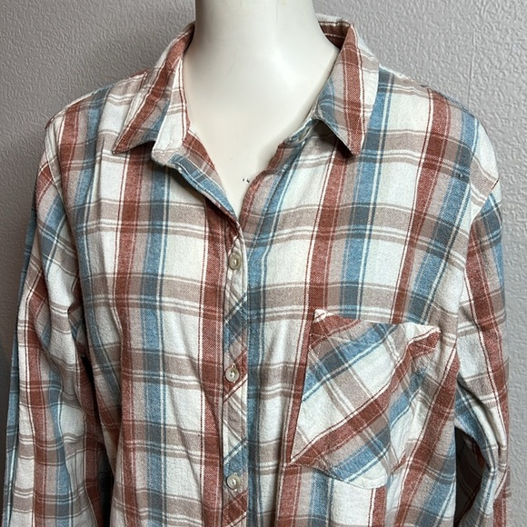 Sonoma Goods for Life Lightweight Flannel Shirt - Women’s XXL - Picture 2 of 7